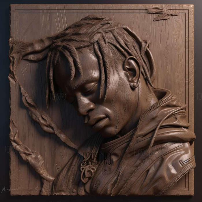 travis scott 2 stl model for CNC